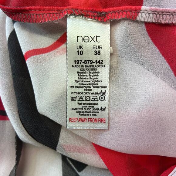 Next Women’s Long Sleeve Cutout Elbows Sheer Drawstring Hoodie, size 10 - Picture 9 of 11